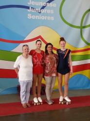 Pattinaggio artistico, Campionato Italiano, Elisa Marcoli con Elisa Turrin e allenatrici